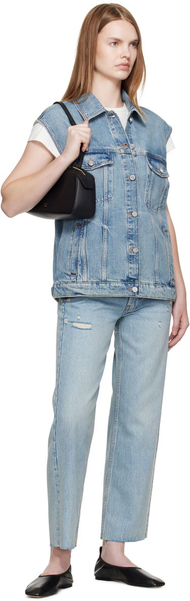 Vest Anine Bing ANINE BING Rory Denim Vest Blå | A-01-10857-WHD37, 3