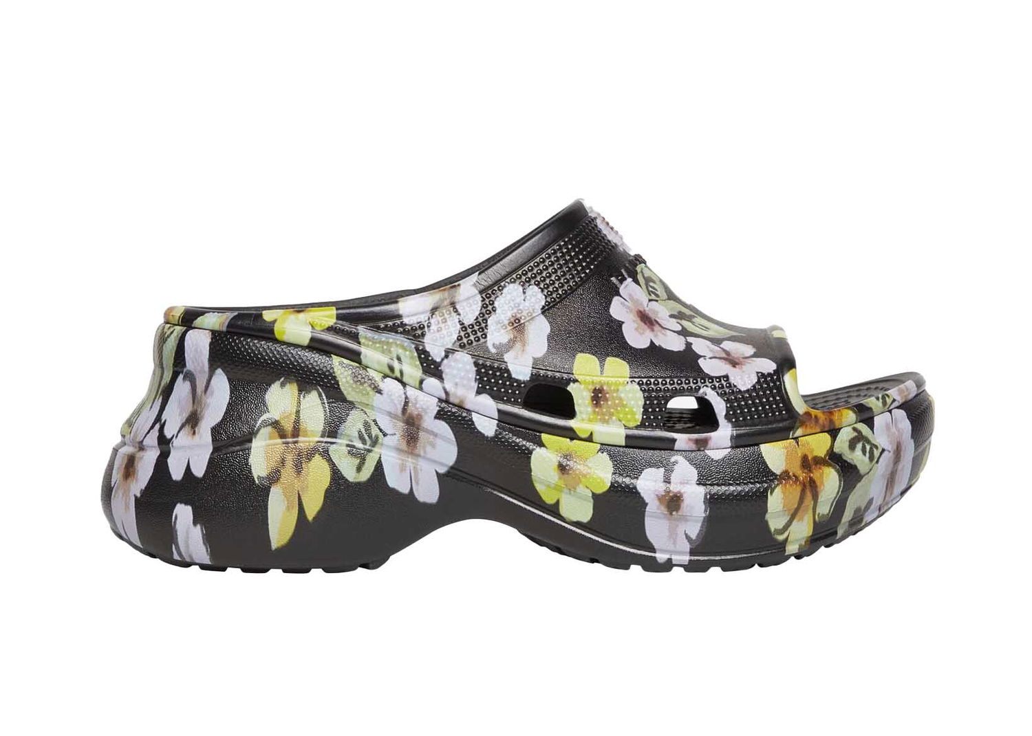 Sneakers og sko Balenciaga Crocs x Pool Slide Sandals Grey Flower W Grøn | 677389W1S8G6556, 0