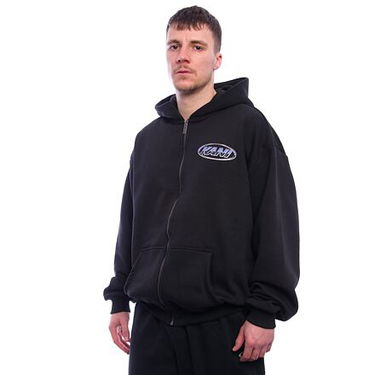Sweatshirt Karl Kani Karl Kani Woven Signature Chrome Zip Hoodie Sort | KK-60220175, 0