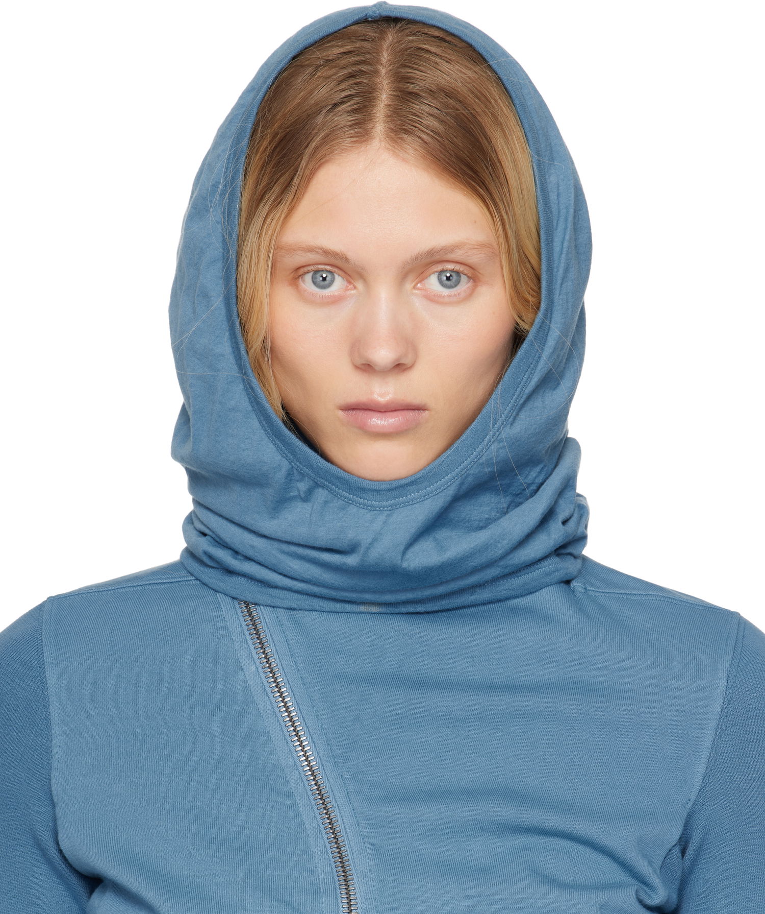 Sweatshirt Rick Owens Rick Owens DRKSHDW Hollywood Grace Hoodie Blå | DS01E3424 BHDB, 0
