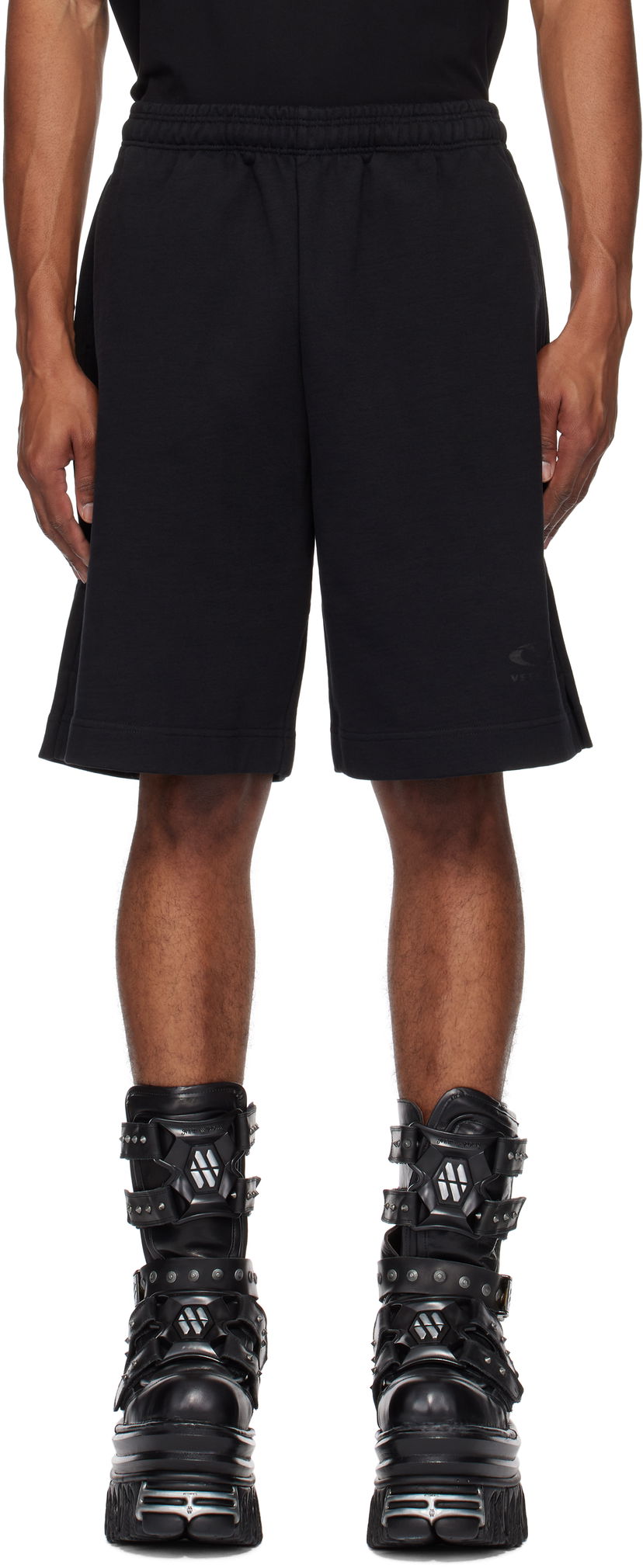 Shorts VETEMENTS Oval Logo Shorts Sort | UA66SS600BB