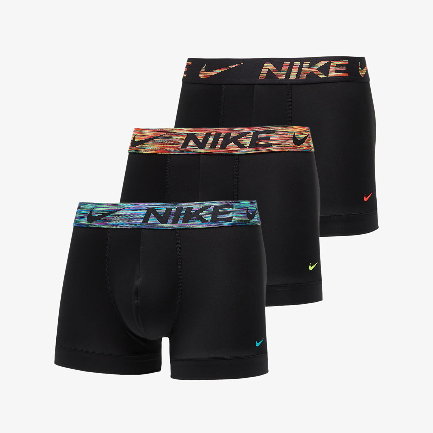 Boksere Nike Dri-FIT Essential Micro Boxer Trunks 3-Pack Sort | 0000KE1156-2U8, 0