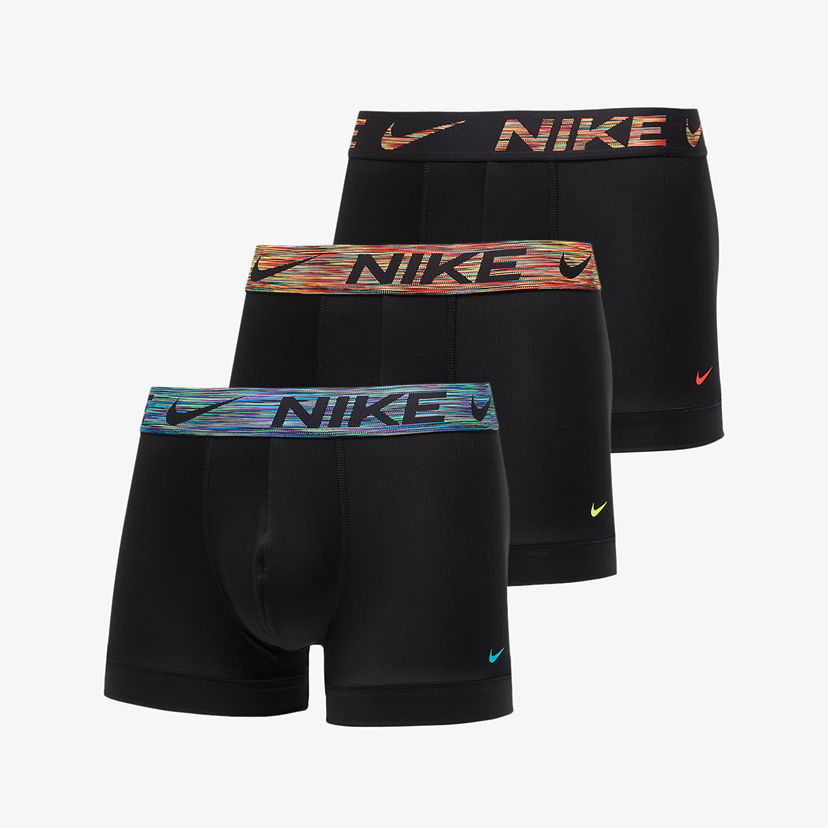 Boksere Nike Dri-FIT Essential Micro Boxer Trunks 3-Pack Sort | 0000KE1156-2U8