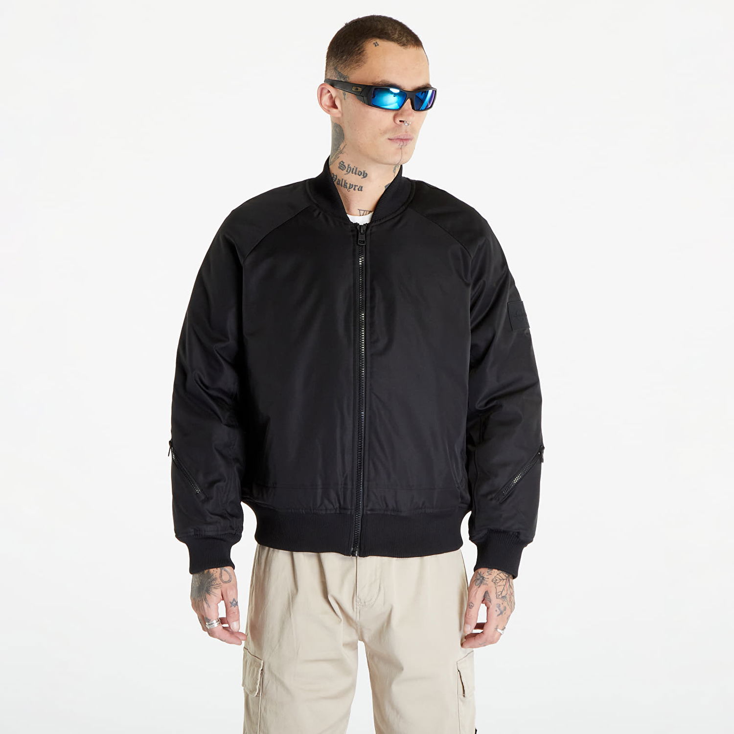 Bomberjakke CALVIN KLEIN Jeans Fashion Bomber Jacket Black Sort | J30J324070 BEH, 0