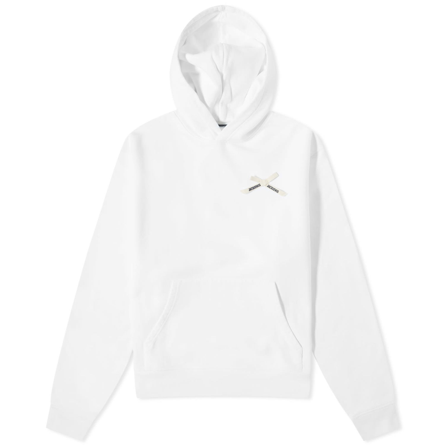 Sweatshirt Jacquemus Bow Logo Hoody Hvid | 23H236JS191-2341-100, 0