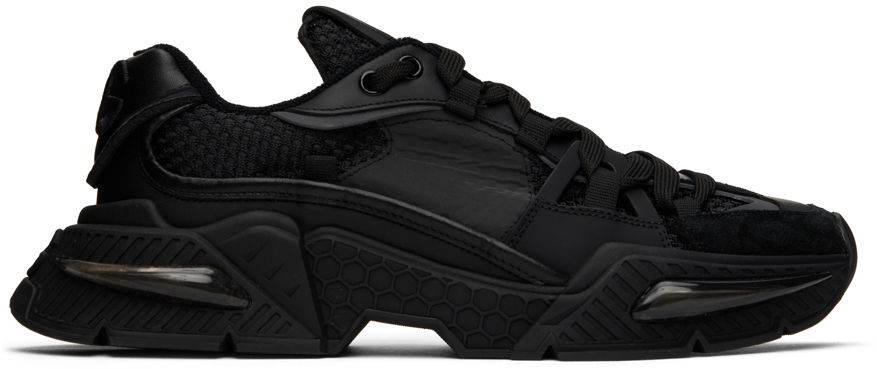 Sneakers og sko Dolce & Gabbana Black Airmaster Sneakers Sort | CS2071AY851, 0