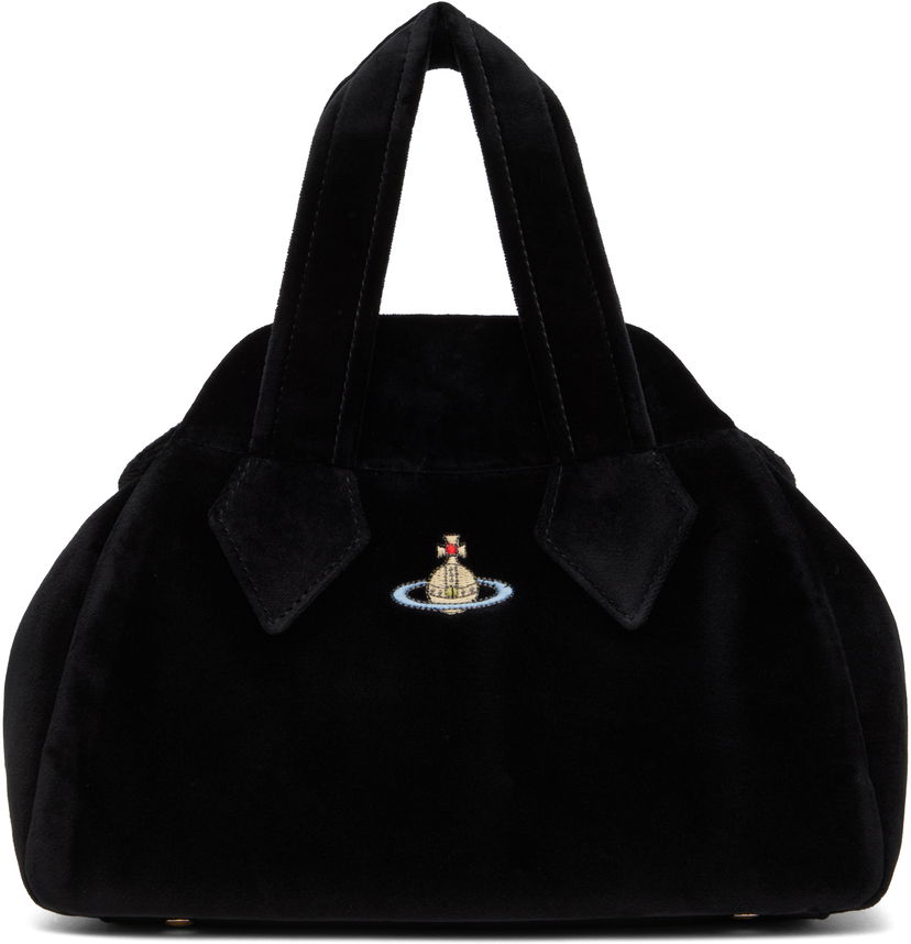 Håndtaske Vivienne Westwood Medium Yasmine Bag Sort | 4702000CW-W00ZL-