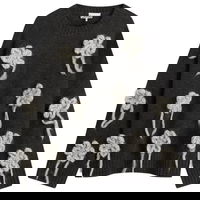 GANNI Crochet Flowers Knitted Jumper