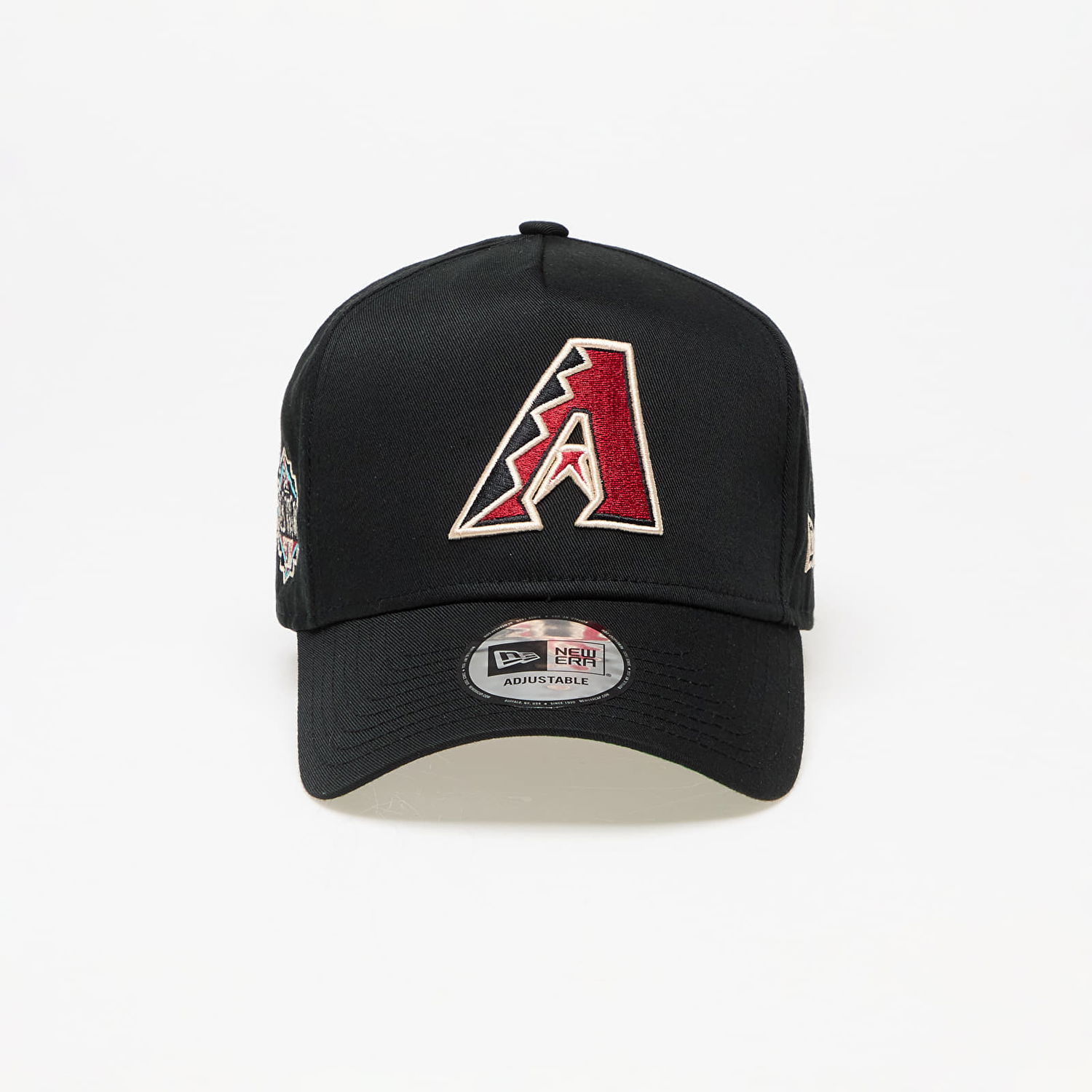 Kasket New Era Arizona Diamondbacks World Series Patch 9FORTY E-Frame Adjustable Cap Sort | 60422517, 0