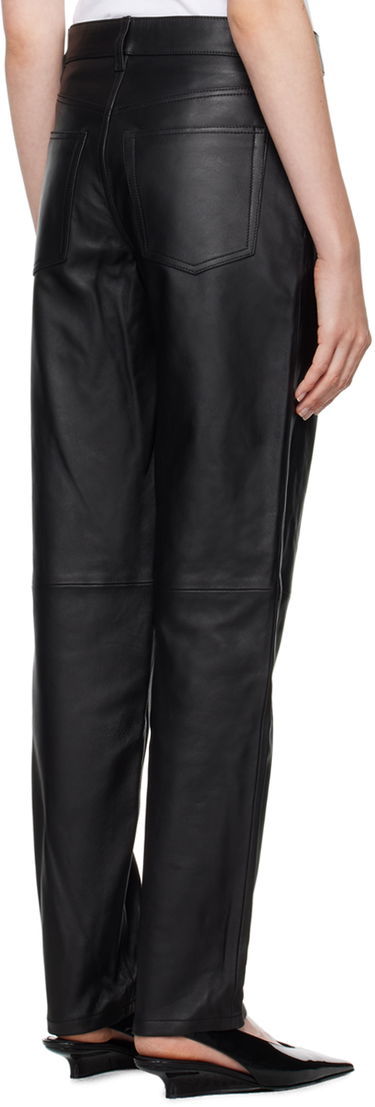 Bukser TOTEME TOTEME Five-Pocket Leather Pants Sort | 244-WRB0229-LE0083, 2
