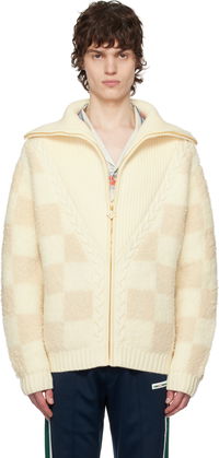 Casablanca Merino Fleece Zip-Up Jacket