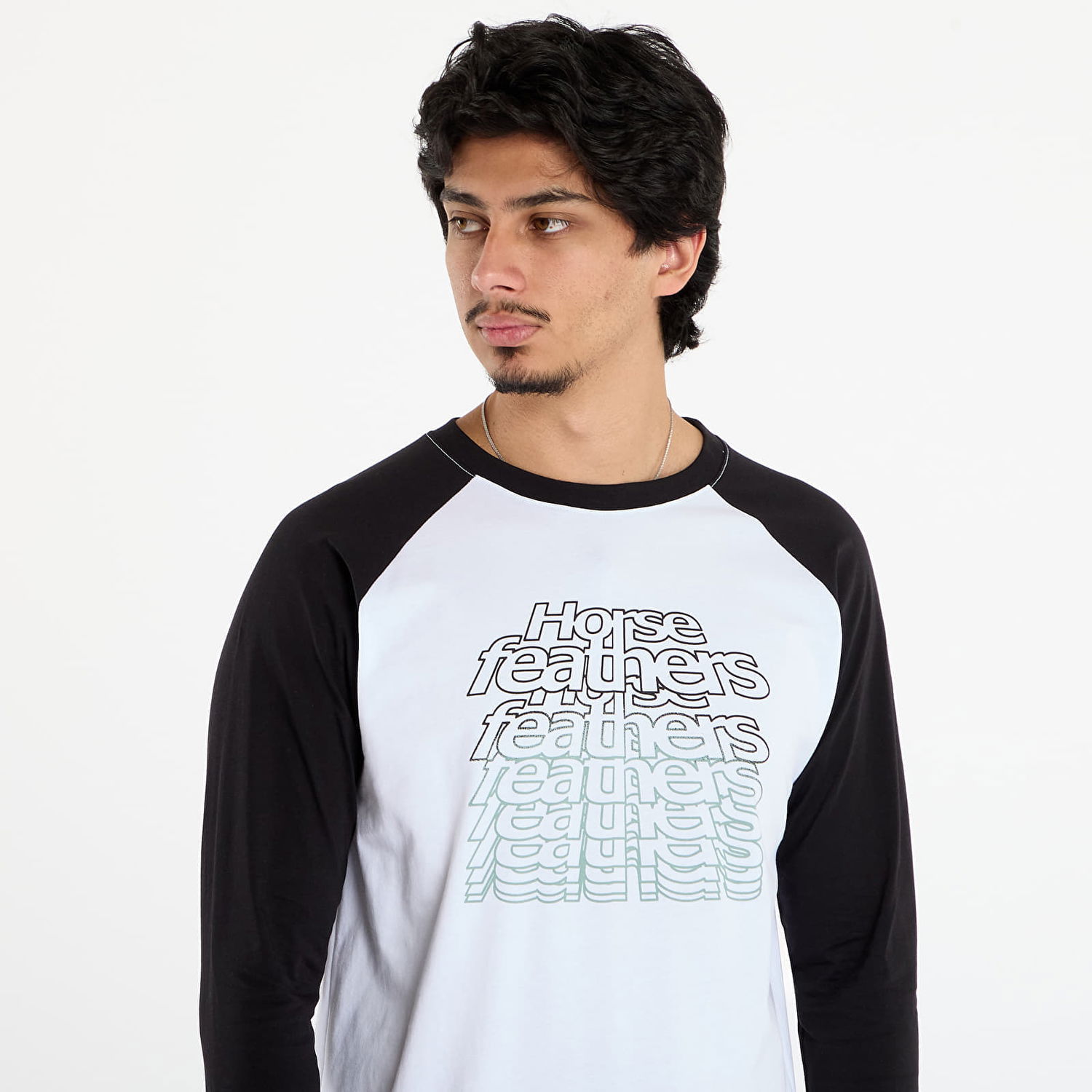 T-shirt Horsefeathers T-Shirt Rollin Raglan Flerfarvet | SM1394B, 1
