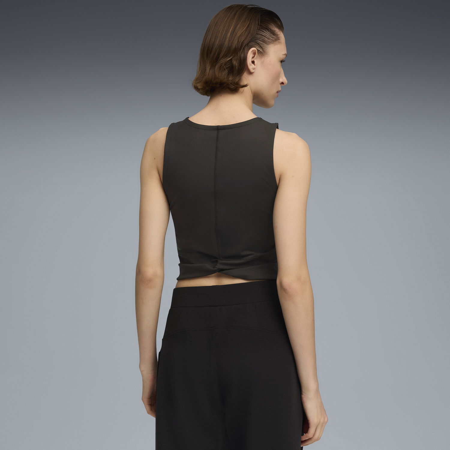 Tanktop Puma CLOUDSPUN Twist Tank Top Sort | 527499_01, 1