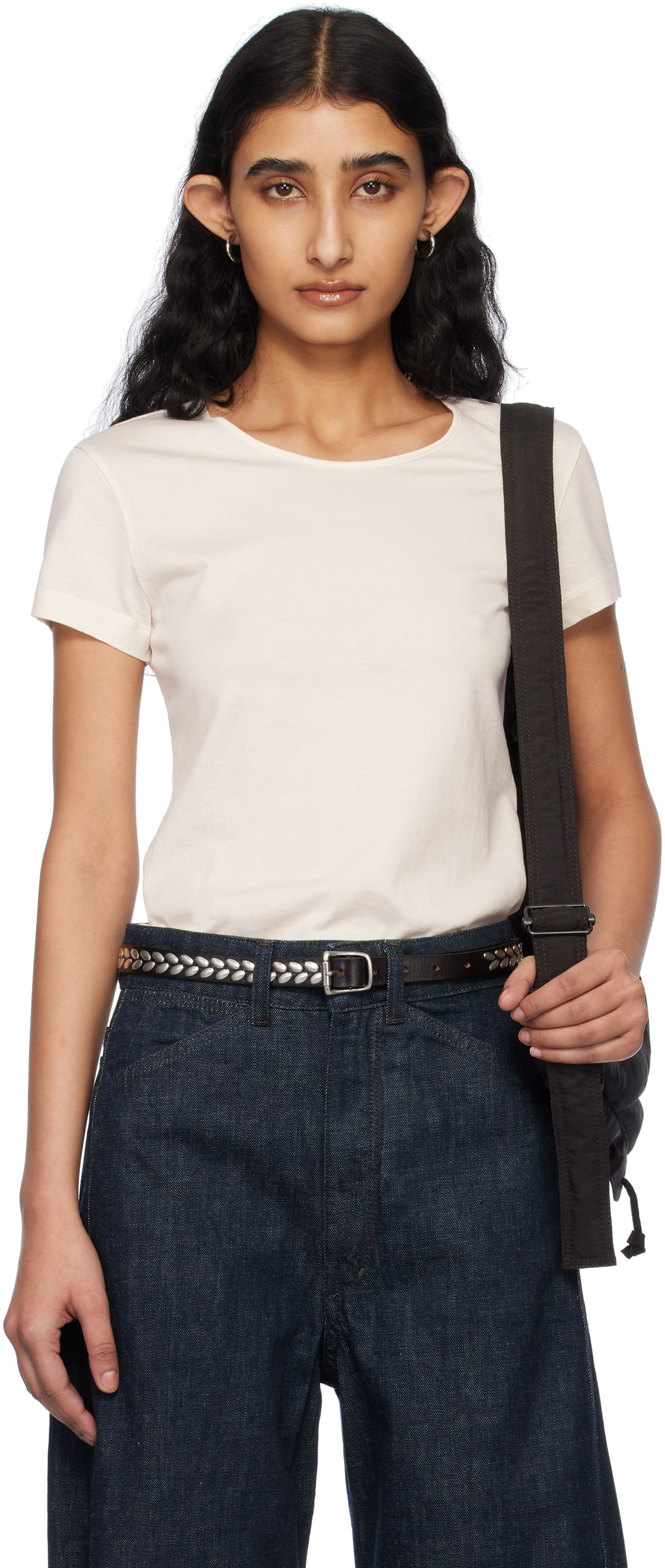 T-shirt LEMAIRE Lemaire Fitted T-Shirt Hvid | TO1352 LJ1018, 0