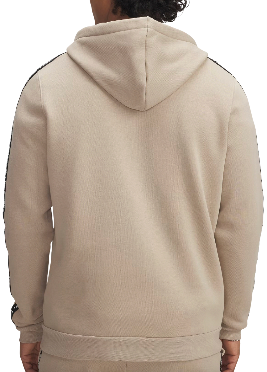 Sweatshirt Under Armour Icon Fleece Taped Full-Zip Hoodie Beige | 1390298-299, 1