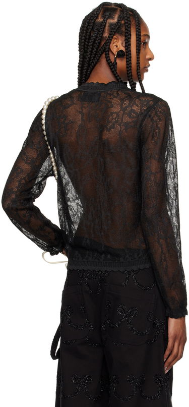 Sweater Simone Rocha Simone Rocha Floral Lace Sweater Sort | SHMK1 0645, 2
