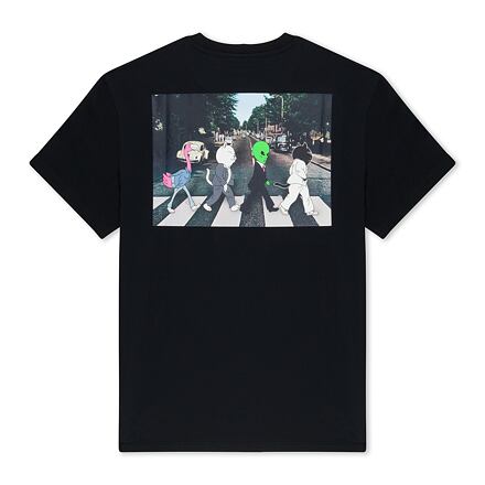 T-shirt RIPNDIP Rip N Dip Crosswalk T-Shirt Sort | RNDSPR25149, 1