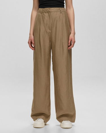 Bukser Samsoe Samsoe Samsøe & Samsøe JALIA Casual Wide-Leg Trousers, S Brun | F23200131, 1