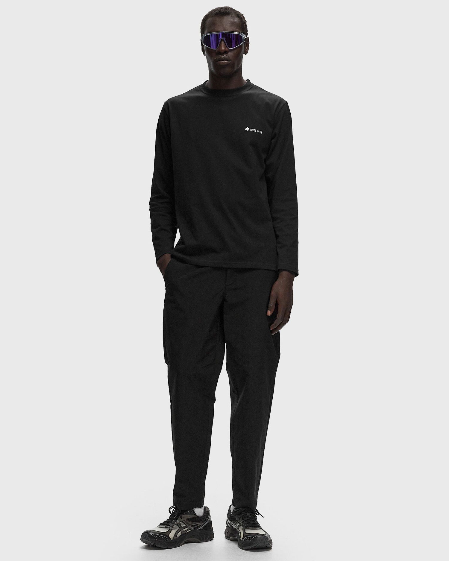 Bukser Snow Peak Double Weave Pants Sort | PA-24AU005-BLACK, 1