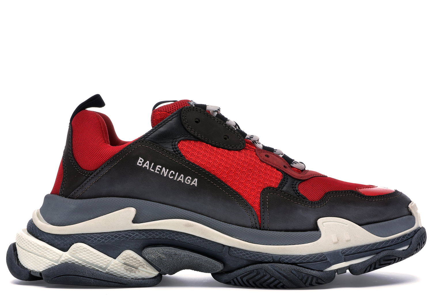 Sneakers og sko Balenciaga Triple S Red Black Sort | 516440-W09O7-6576, 0