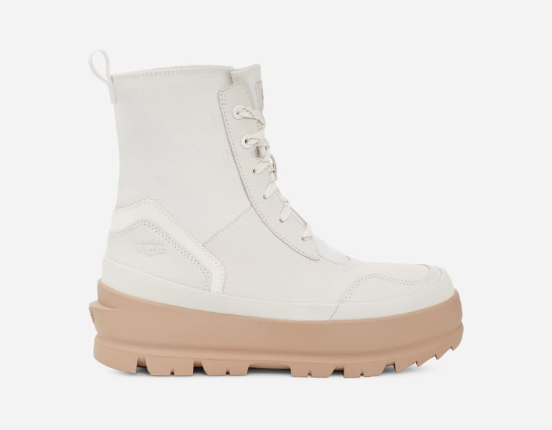 Sneakers og sko UGG The ® Lug in Bright White, Size 8, Leather Grå | 1143833-BRWH, 0
