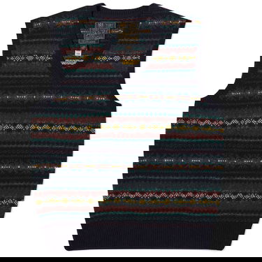 Sweater Polo by Ralph Lauren Fair Isle Knit Vest Mørkeblå | 710917336001, 0