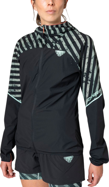 Vindjakke Dynafit Trail Wind Hooded Jacket Sort | 08-0000071913-5421, 0
