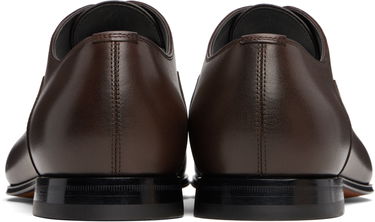 Tøj og tilbehør BOSS BECKHAM x BOSS Polished Leather Oxford Shoes Sort | 50546774, 2