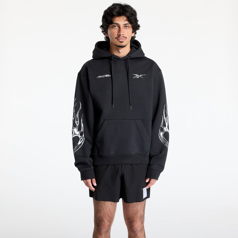 Sweatshirt Reebok Anuel Hoodie Sort | 100228282