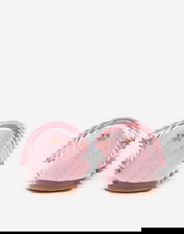 Sneakers og sko Dolce & Gabbana Leather Mary Jane Ballet Flats Lyserød | D10699A132880416, 3
