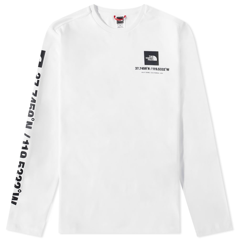 T-shirt The North Face Long Sleeve Coordinates Tee Hvid | NF0A826WFN4, 0