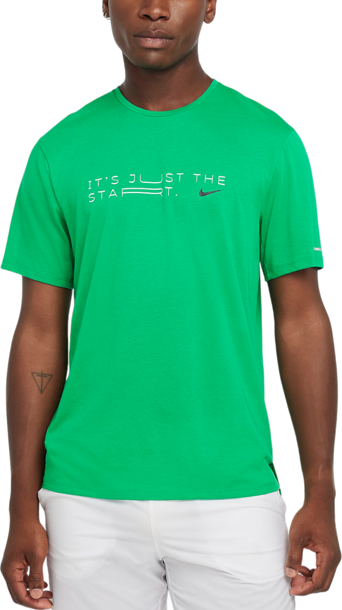 T-shirt Nike Green Running T-Shirt Grøn | hf0904-324
