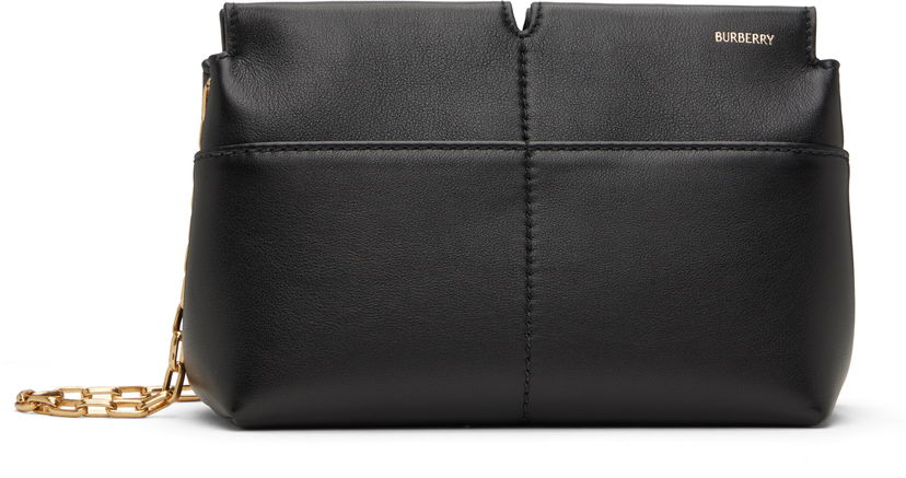 Håndtaske Burberry Chain Clutch Bag Sort | 8095362