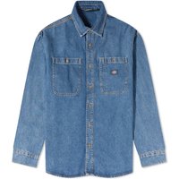 Skjorte Dickies Houston Denim Shirt "Classic Blue" Blå | DK0A4YF5CLB1, 1