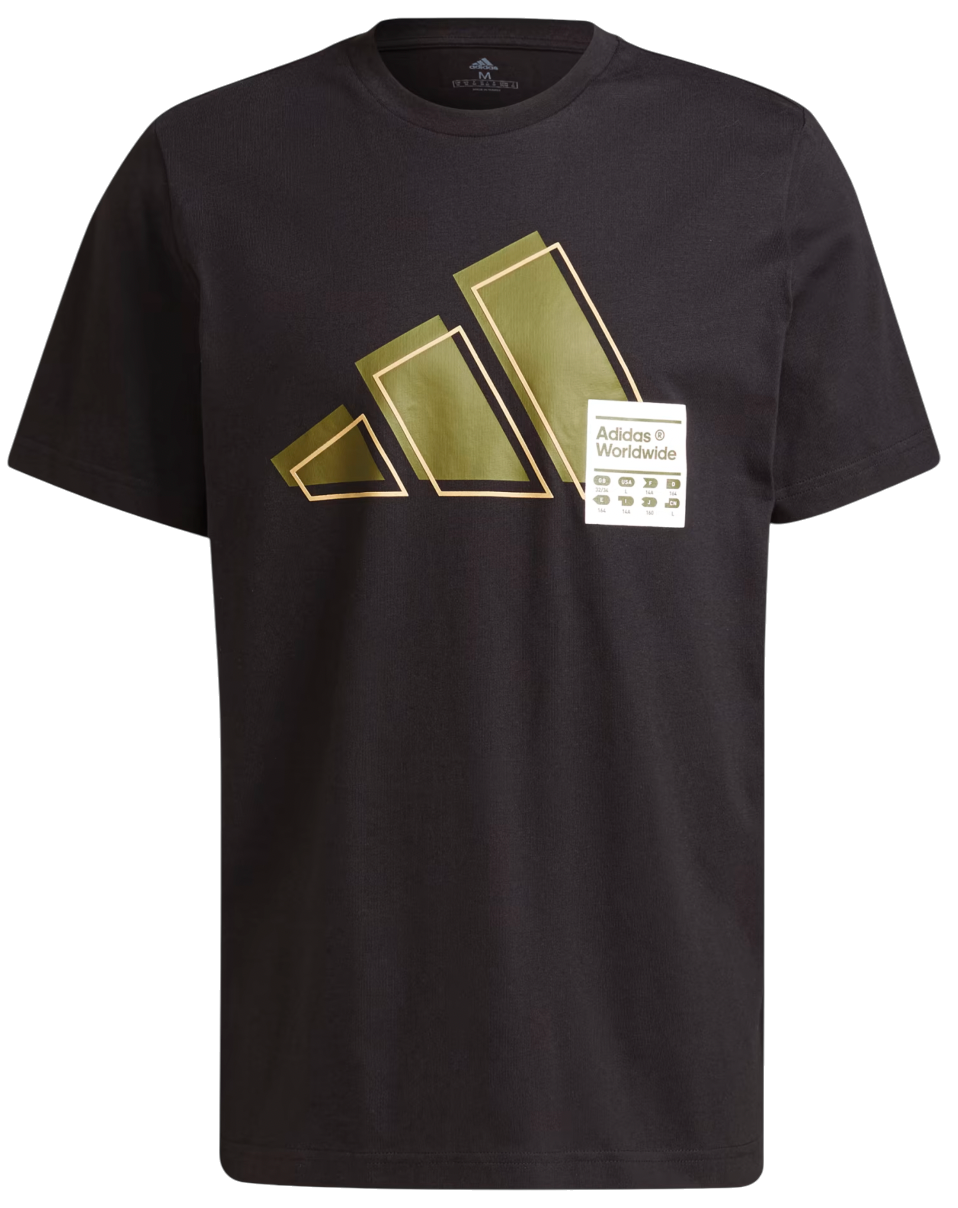 T-shirt adidas Originals 3Bar Logo Graphic T-Shirt Sort | GU3643, 1