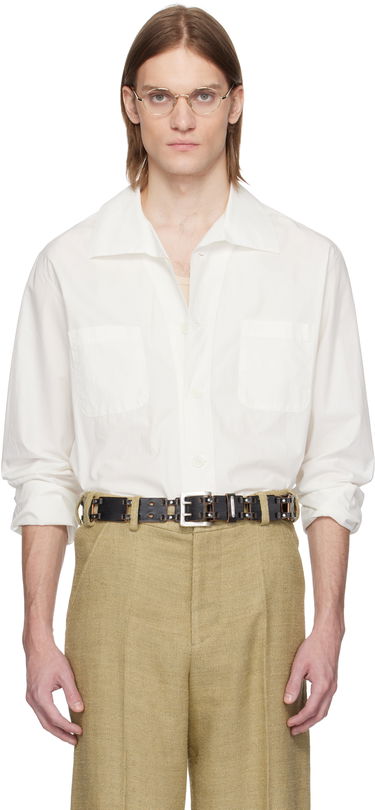 Skjorte OUR LEGACY OUR LEGACY Funnel Shirt Hvid | M2252FW, 0
