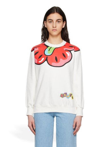 Sweater KENZO Paris Boke Hvid | FD52SW6574MB