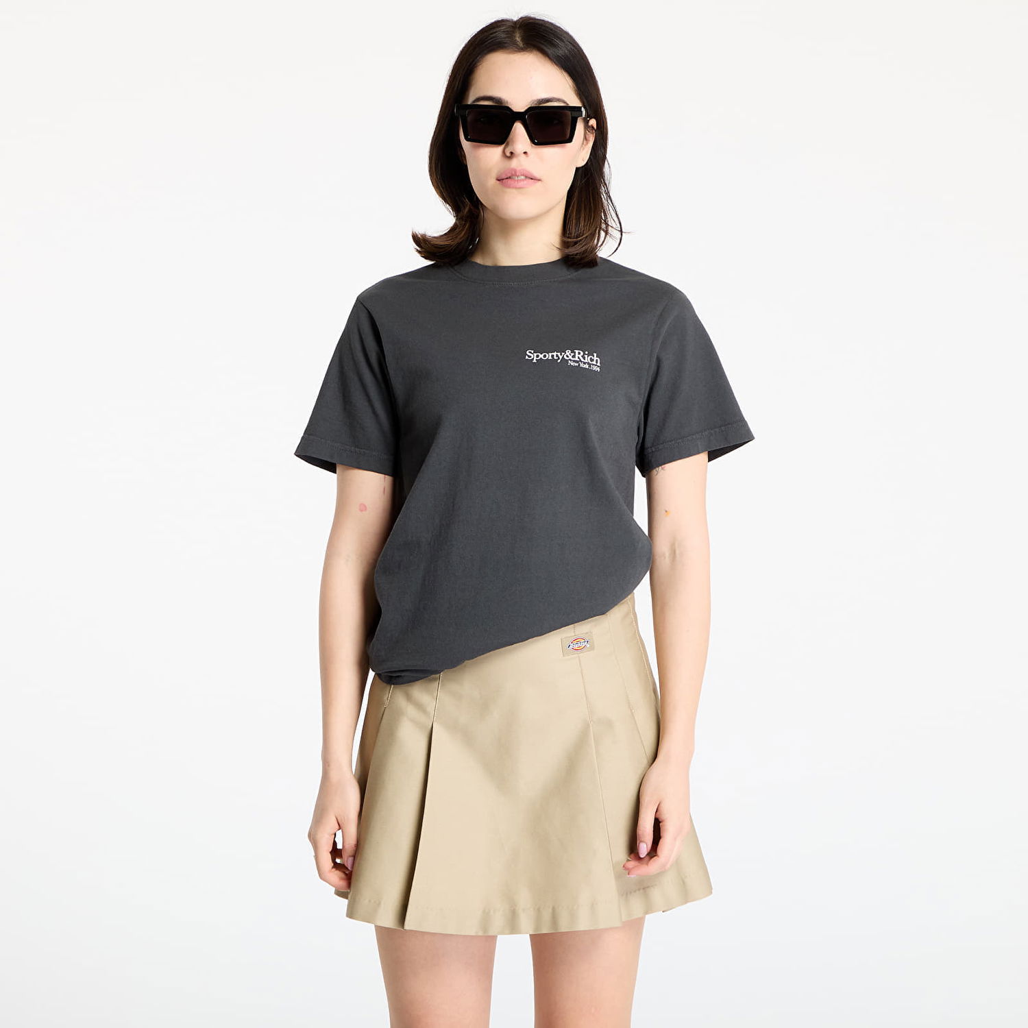 T-shirt Sporty & Rich Sporty & Rich HWCNY T-Shirt Sort | TO043622016BA02, 0