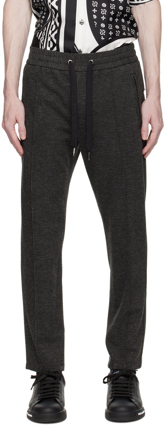 Bukser Dolce & Gabbana Gray Glen Plaid Trousers Grå | GYACETGF155, 0