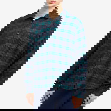 Skjorte YMC Curtis Check Shirt Grøn | P2XMI-40, 2