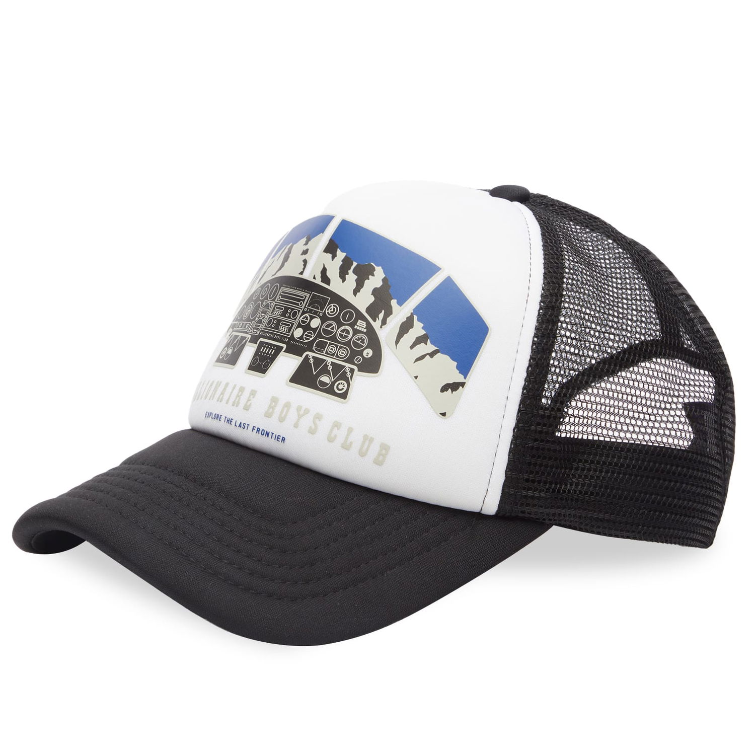 Kasket BILLIONAIRE BOYS CLUB Flight Deck Trucker Cap Sort | B23451-BLK, 0