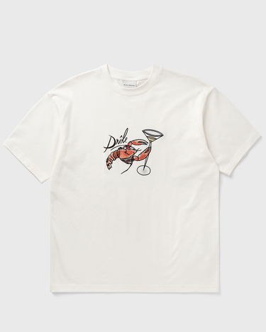 T-shirt Drôle de Monsieur Lobster Martini Graphic T-Shirt Hvid | I-TS277-CO195-OW, 0