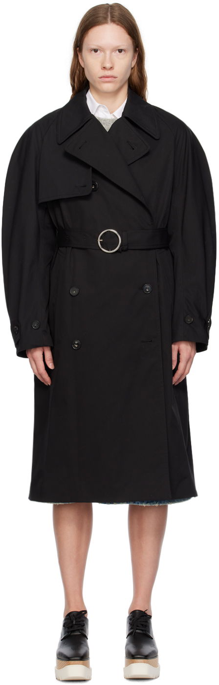 Trenchcoat Stella McCartney Stella McCartney Belted Trench Coat Sort | 6700203CU403, 0