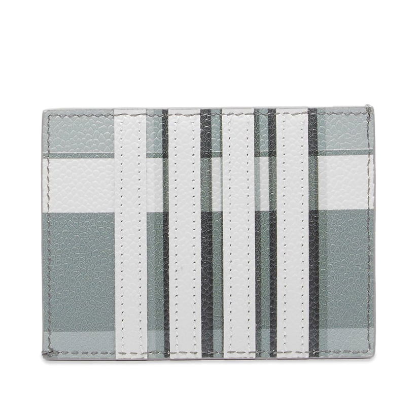 Tegnebog Thom Browne Thom Browne Madras Check Card Holder Grå | MAW220A-L0041-980