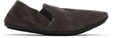 Sneakers og sko The Row Vincit Suede Slippers Grå | F2070-L40, 0