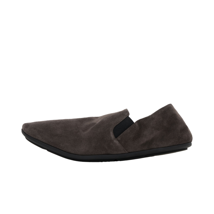 Sneakers og sko The Row Vincit Suede Slippers Grå | F2070-L40