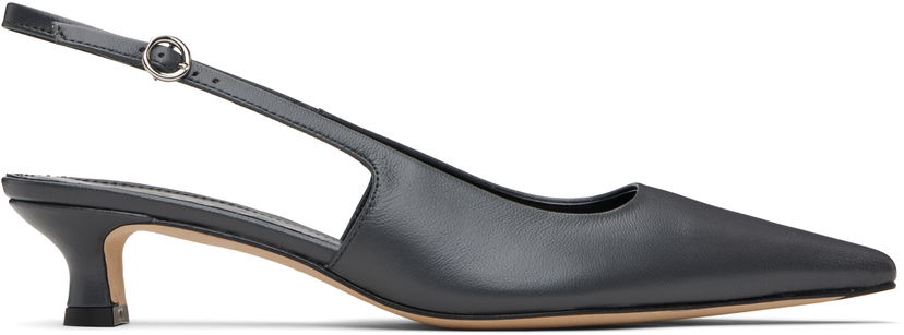 Tilbehør Aeyde Aeyde Catrina Slingback Kitten Heels Grå | A11-PU0114001221-225
