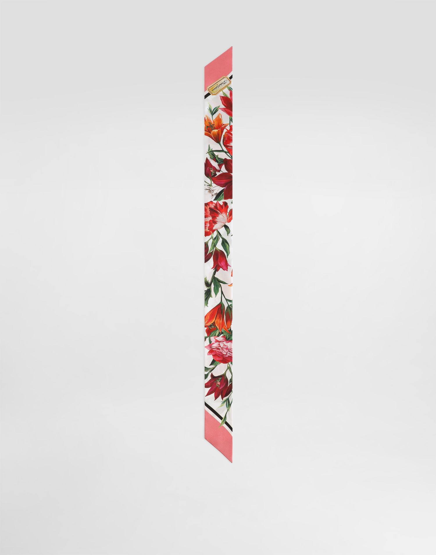 Tørklæde Dolce & Gabbana Dolce & Gabbana Floral Print Silk Twill Bandeau Flerfarvet | FS215AGDC7AHA5QX, 0