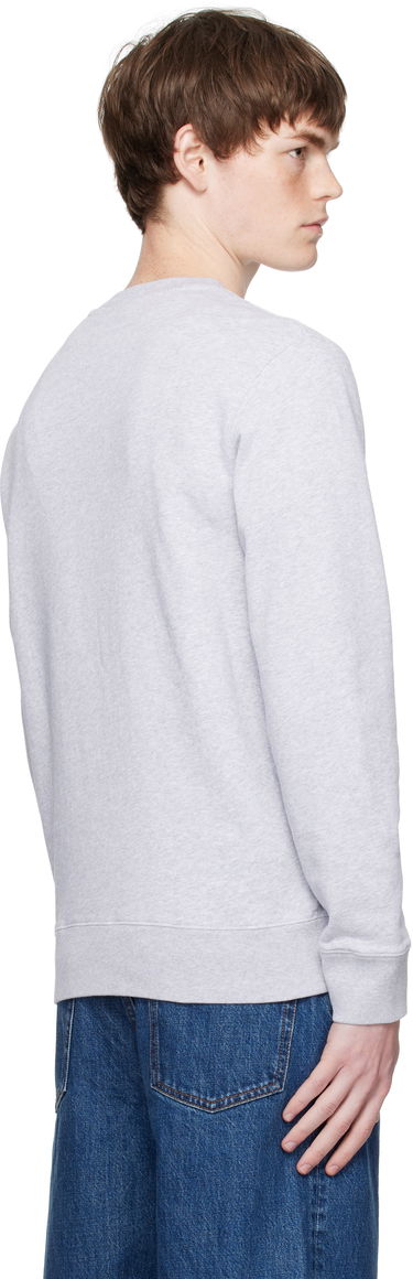 Sweatshirt MAISON KITSUNÉ Maison Kitsuné Fox Head Patch Regular Sweatshirt Grå | PM00303KM0340, 2