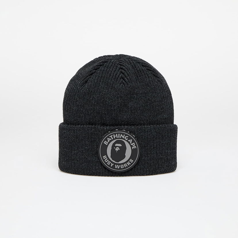 Beanie BAPE Busy Work Knit Hat Sort | 001HTK801009M BLK